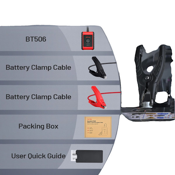 Batteritesteren, Bluetooth-forbindelse, Alsidig kompatibilitet, BT506