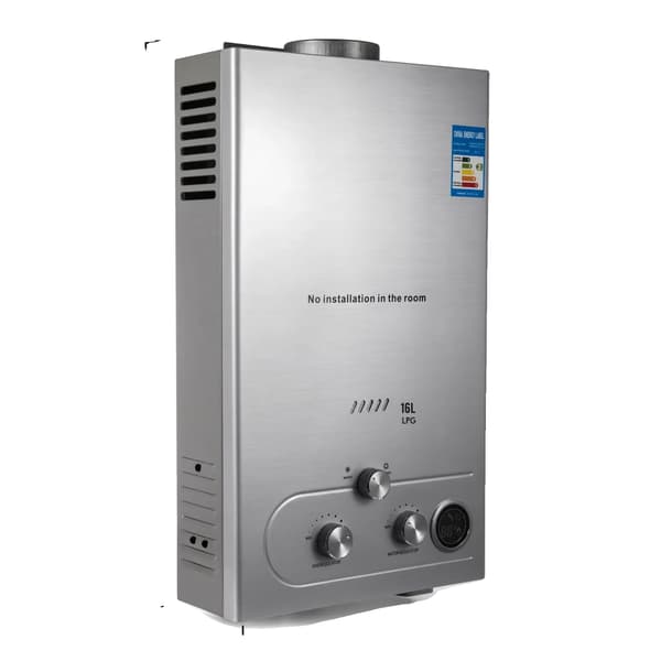 Varmtvandsbeholder, Hurtig Opvarmning, Rustfrit Stål Konstruktion, 16L
