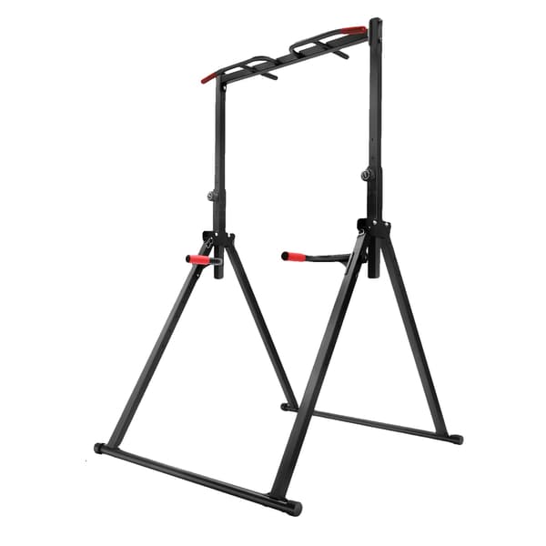 Pull Up Bar, Justerbar Højde, 440lb Kapacitet, sort
