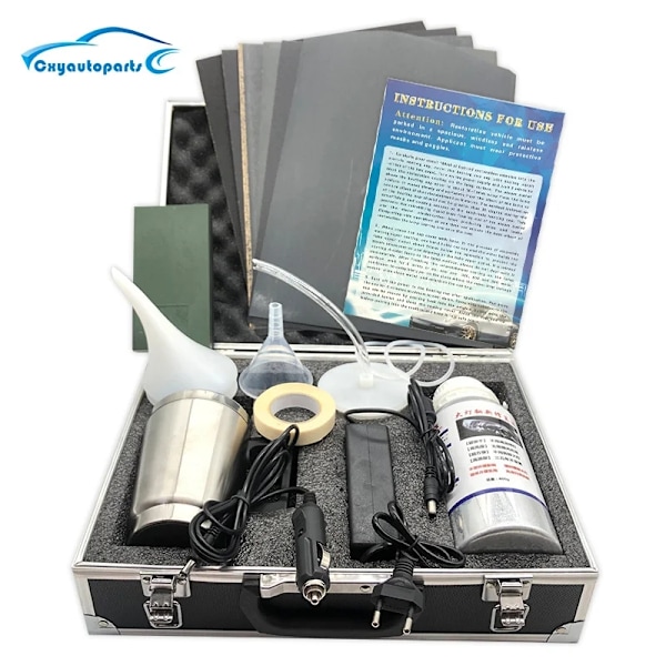 Auton Ajovalojen Restaurointisarja, 800ML Nestemäinen Polymeeri, Naarmunpoistoaine & Kiillotussarja,Aseta 1 Työkalupakki Set 1 Toolbox Set 1 Toolbox