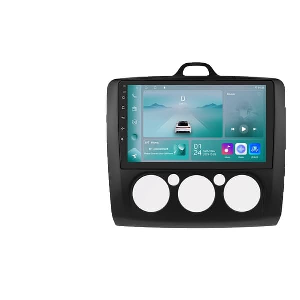 Bil Multimedia Spelare, Android 11, Inbyggd GPS, P1 Svart