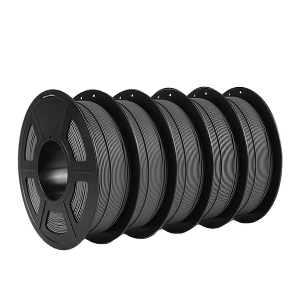 PLA Matt Filament, 1,75MM Diameter, 5 KG Vikt, Matte 5 Grå
