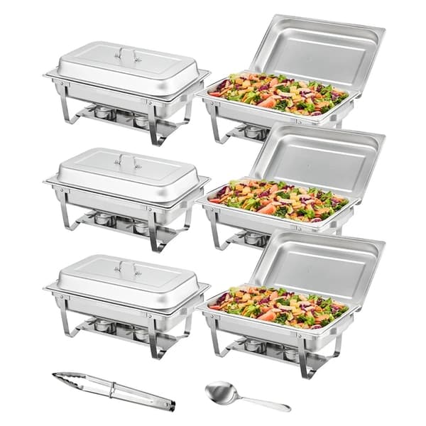Värmehållare, rostfritt stål, matservering, 6-pack 6 Packs 6 Packs