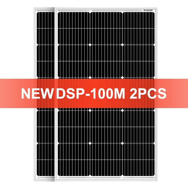 Solpanel, Monokristallin Design, Hög Effektivitet, 200W styv solpanel