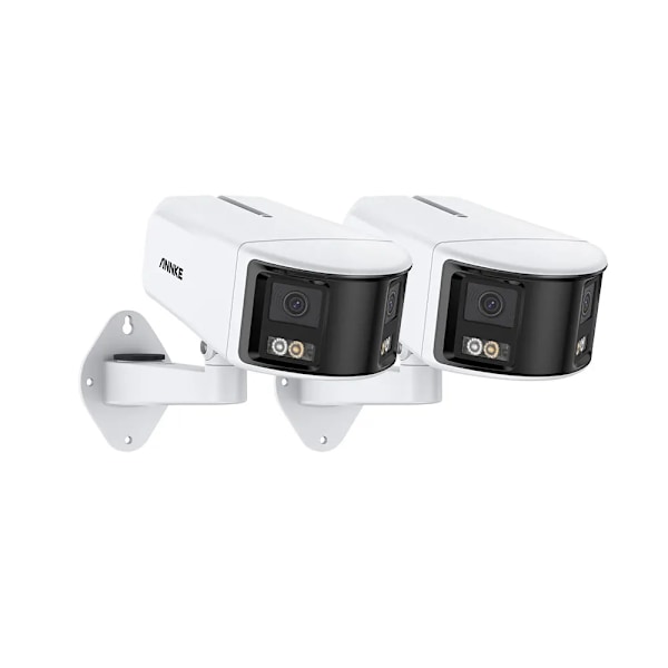 4K Säkerhetskamera, AI-människodetektering, 180° bredvinkelstäckning,2 st I91DW 2PCS I91DW