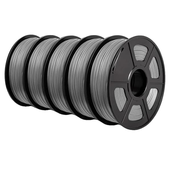 PLA+ Filament, 1,75MM Diameter, Hög Precision Utskriftstemperatur,PLA PLUS GRÅ 5KG