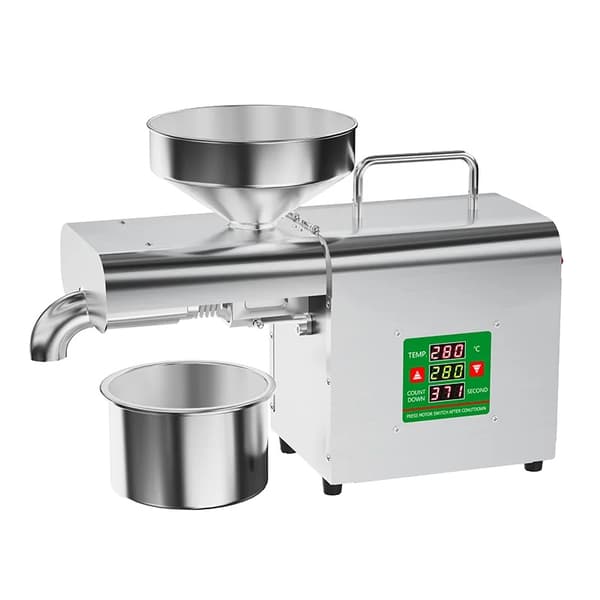 Oliepresse, Intelligent Temperaturkontrol, Rustfrit Stål Design, 220V, EU