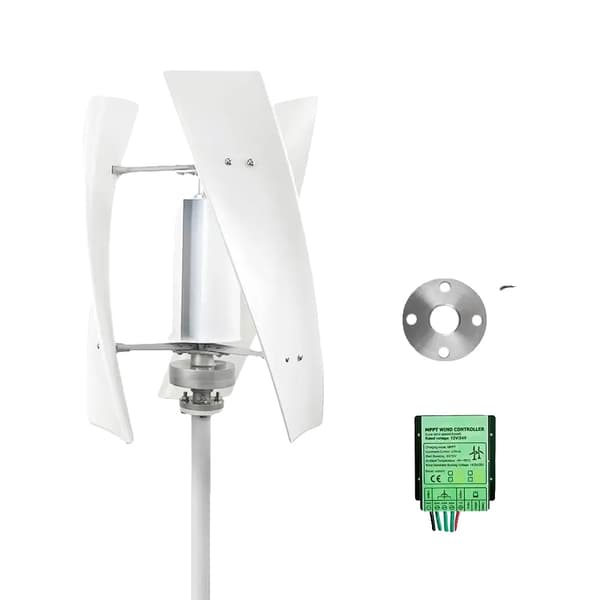 Vindmølle, 3000W effektudgang, vertikal aksedesign, Med gratis controller, 3000W, 24V
