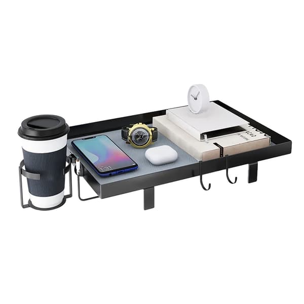 Sengebord, Holdbar Konstruktion, Smart Kabelstyring, sort