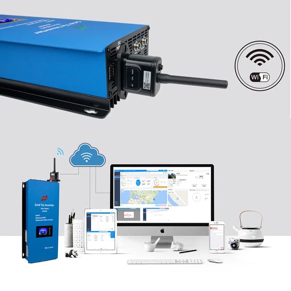 Wifi-modem, Plug and Play-installation, RS485-övervakning