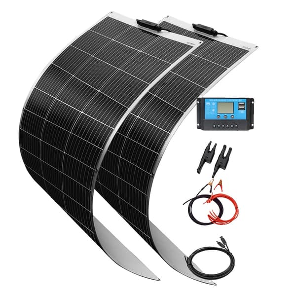 Flexibel solpanel, 120W effekt, 12V spänning, hög effektivitet, 240W Solkit