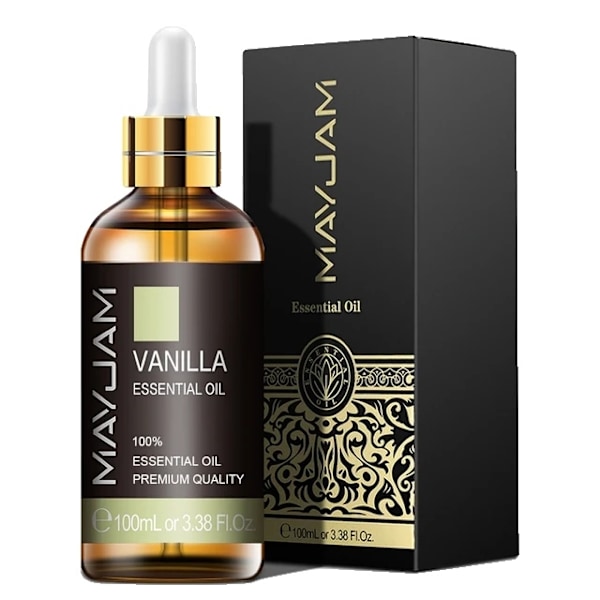 Æteriske olier, citrongræs duft, 100ML flaske, 100ML, Vanilje, 3 stk Vanilla 100ML Vanilla