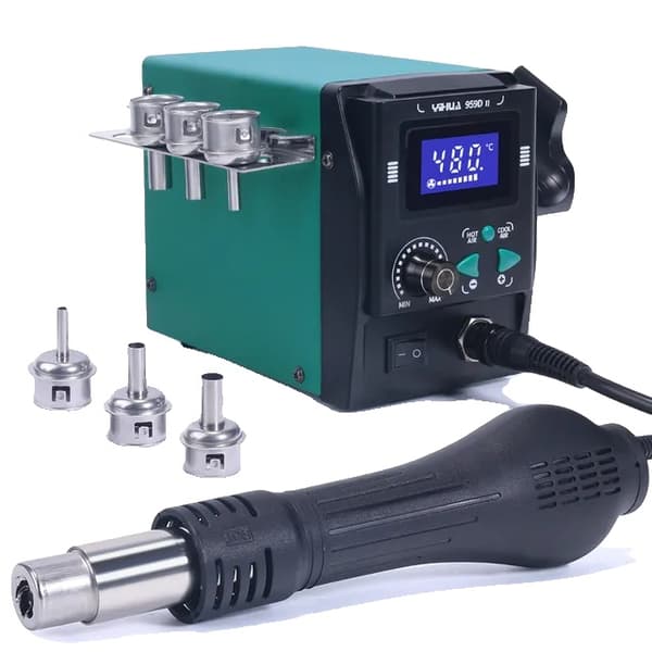 Loddestation, 700W Strøm, Nemme Plug-pull Dyser