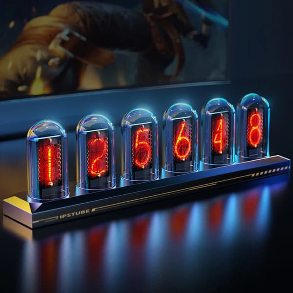 Digital klocka, anpassningsbar display, stilren design, En normal
