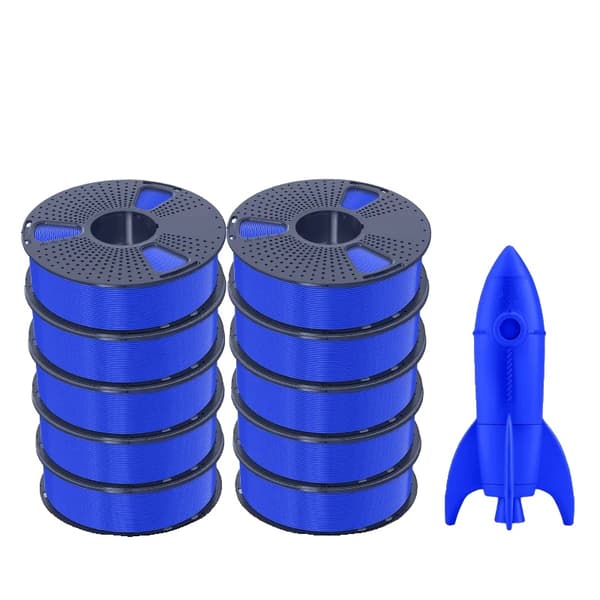 Højhastigheds PLA Filament, 1,75 mm Diameter, 180-190 Printtemperatur, 100% Zero Bubble, HS-PLA Blå