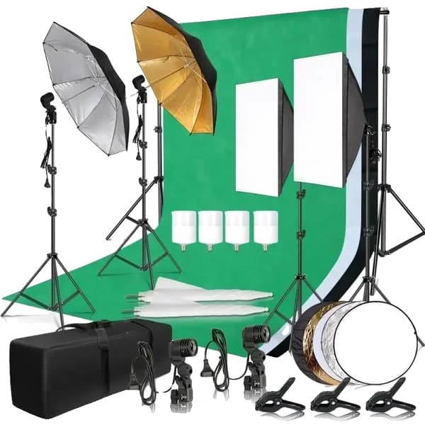 Fotografi Sæt, Alsidig Belysning, Bærbar Opsætning, Foto Studio Sæt 36