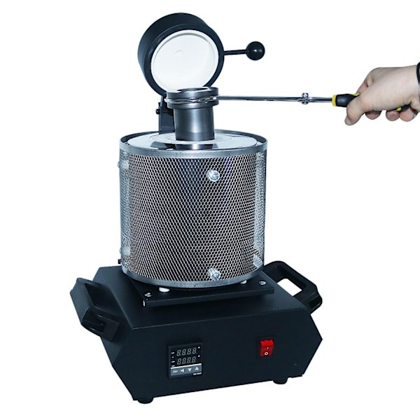 Elektrisk smältugn | 3KG | 1400W | Ugnsmetaller | för guld och silver | smyckestillverkning | smältugn | guld