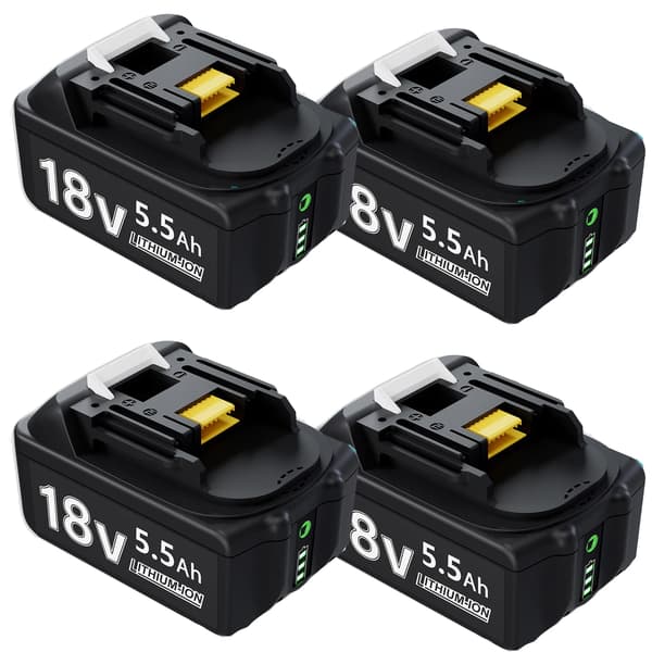 Batteri, Li-Ion, 5500mAh kapacitet, 4 st
