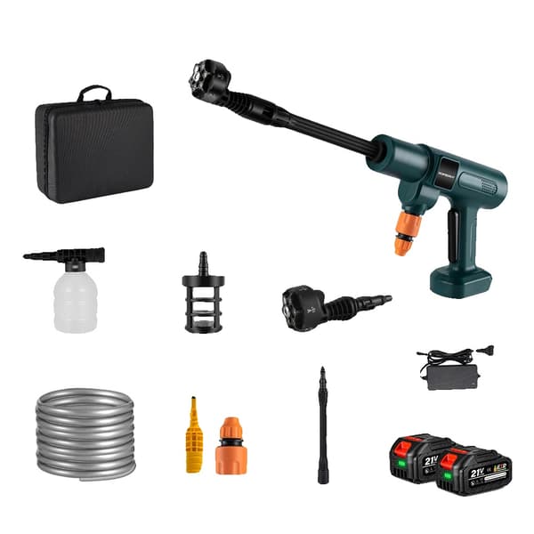 Högtryckstvätt, Batteridriven, 200 Bar Tryck, 2xBatteri Set