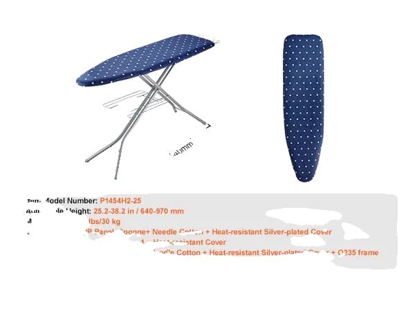 Strykbord, Fällbar Design, Höjdjusterbar Funktion