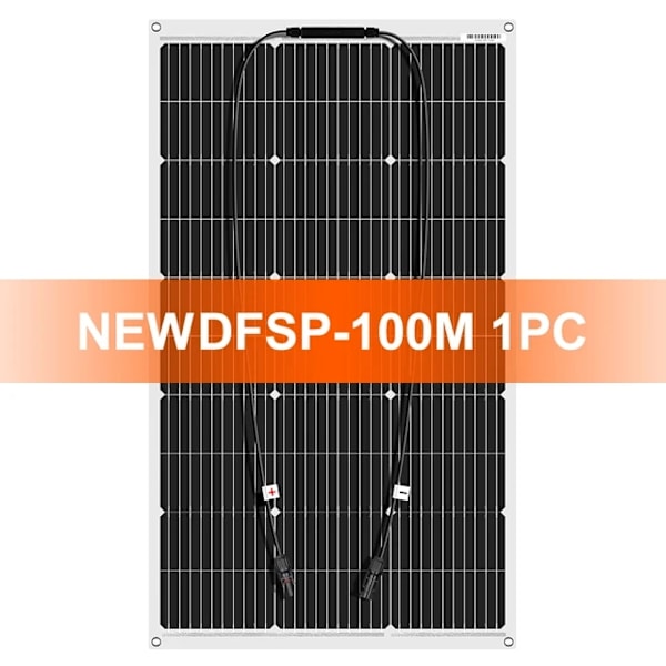 Fleksibelt solcellepanel, vandtæt, 12V solbatteripakke, 1PC NY 1PC NEW 1PC NEW