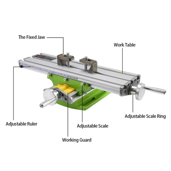 Mini Precision Milling Machine Worktable, Anpassningsbar Design, Hållbar Konstruktion
