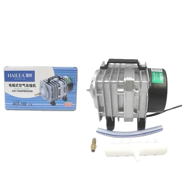 Luftkompressor, 70L/min Flow Rate, Ideel til Akvarier, ACO-318 45W, EU adapter 220V-50HZ-d