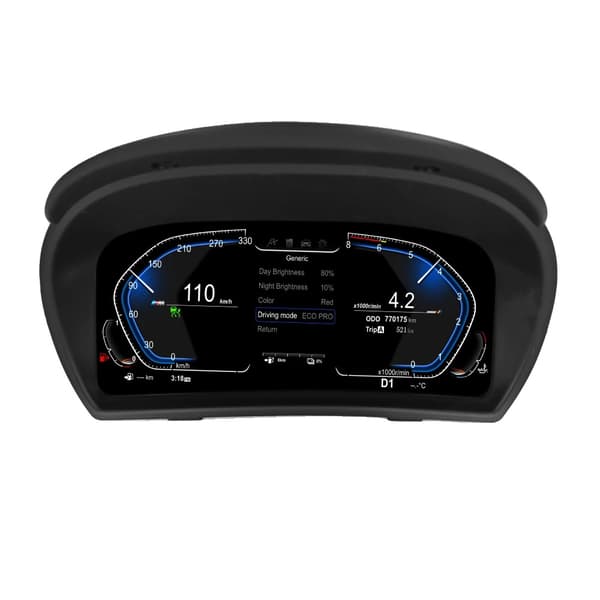 Digitalt Dashboard, Kompatibelt med Z4-E89 2009-2016, 11 Tommer Skærm, Høj Opløsning, sort