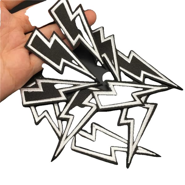 Patches, Broderade, Stryk På, 10pcs