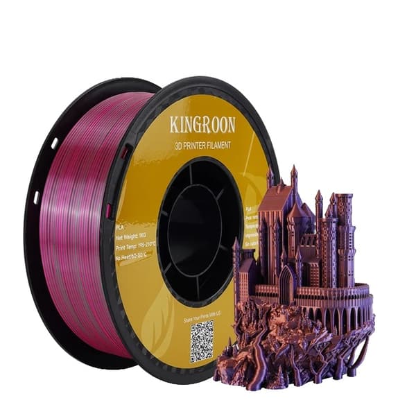3D Print Filament, PLA Material, 1 kg Spole, E-1KG
