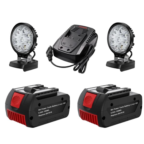 Vaihtosovitin, 18V, 6000mAh kapasiteetti, Setti 5
