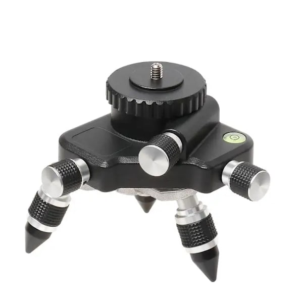 Laser Niveau Adapter, 360-graders Drejelig Base, Horisontal Boble Mikrojustering, Adapter adapter Adapter