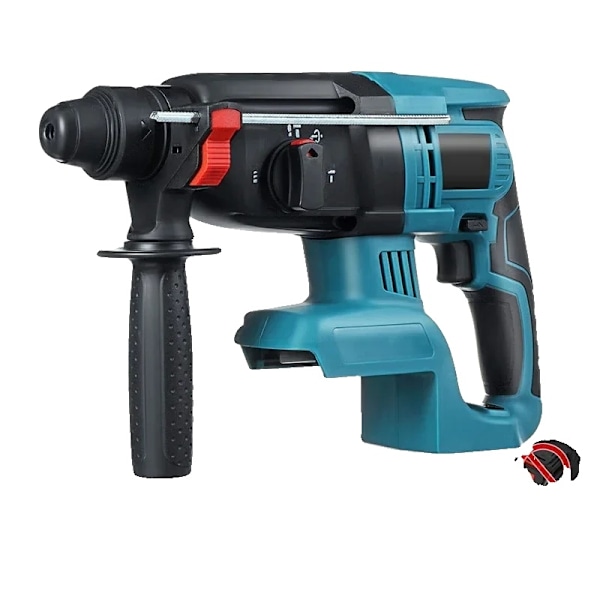 Børsteløs roterende hammer, 27mm bore diameter, kompatibel med Makita 18V batteri.,Ingen batteri No Battery No Battery