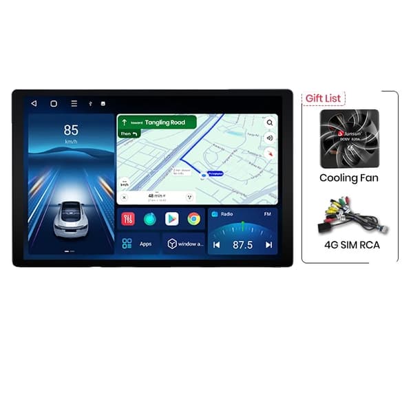 Bilstereo, Touchscreen, Multimedia-forbindelse, kompatibel med Citroen C5 2008-2017, X7 MAX 6+128GB 13"