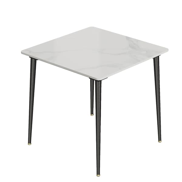 Spisebord, Moderne Minimalistisk Design, Holdbare Materialer, Glans Hvid