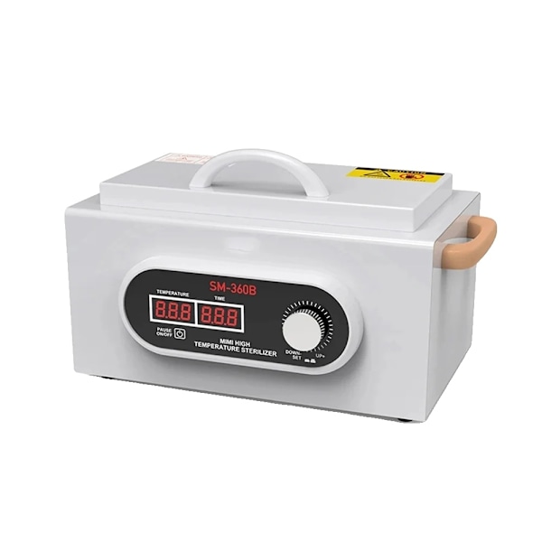 Højtemperatur Sterilisator, 300W, 2,2L Kapacitet, Justerbar Temperatur 120-230°C,EU-stik EU Plug EU Plug