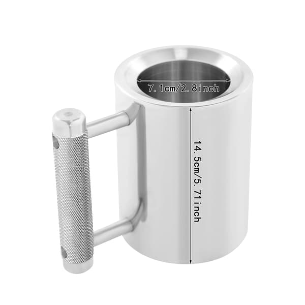 Fitness Krus, Rustfrit Stål, Multifunktionelt Design, Sølv, 300ml