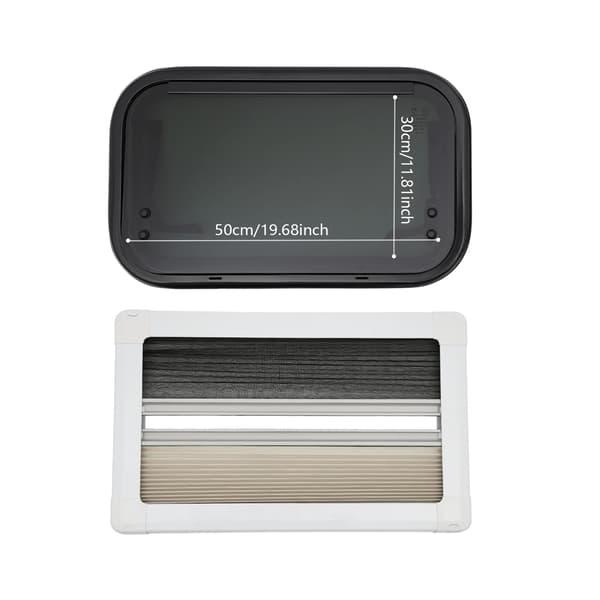 Svingvindue, Holdbar Konstruktion, Moderne Æstetik, sort