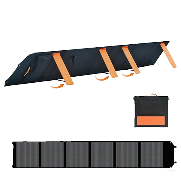 Flexibelt solpanelssystem, 200W effektutgång, lätt och bärbart,SP200W
