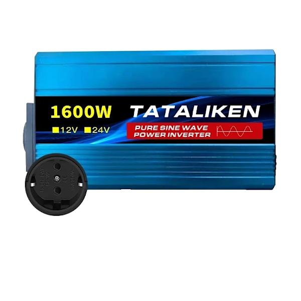 Invertteri, puhdas siniaalto, auton mikroinvertteri, 12V 1600W 50HZ EU 12V 1600W 50HZ EU