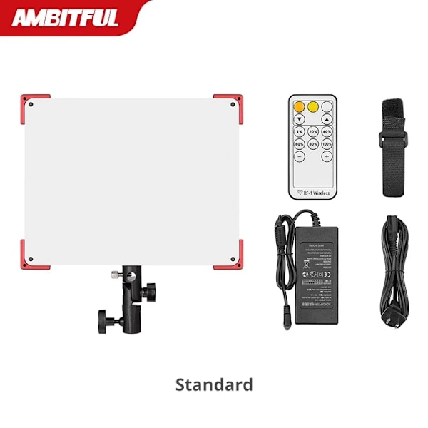 LED Videovalopaneeli, kaksivärinen 3200K-5600K, korkea CRI >96,Kit 1Sarja 1 Kit 1 Kit 1