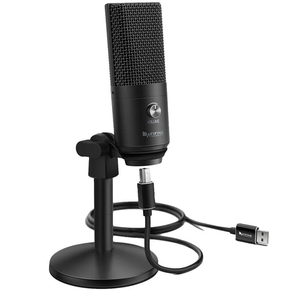 USB Mikrofon, Gain Kontrol, Zero-Latency Overvågning, K670B Mikrofon
