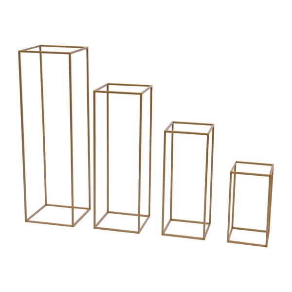 Blomsterstand Sæt, Elegant Design, Alsidig til Begivenheder, Guld