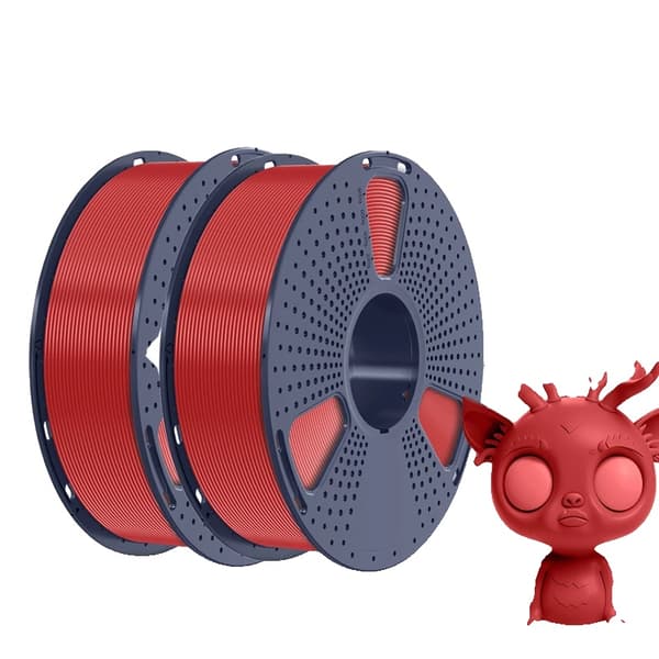 PLA PLUS Filament, 1,75 mm Diameter, 1 kg Vikt, Hög Seghet,Röd