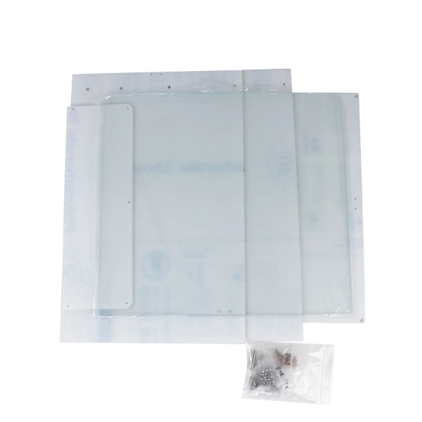 Vision Indhegning, Frontside PC Panel, Top Tempered Glas, Magnetiske Sider, Fuld sæt
