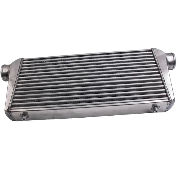 Turbo Intercooler, 600 x 300 x 76 mm, Stöder upp till 700 hästkrafter, Silver