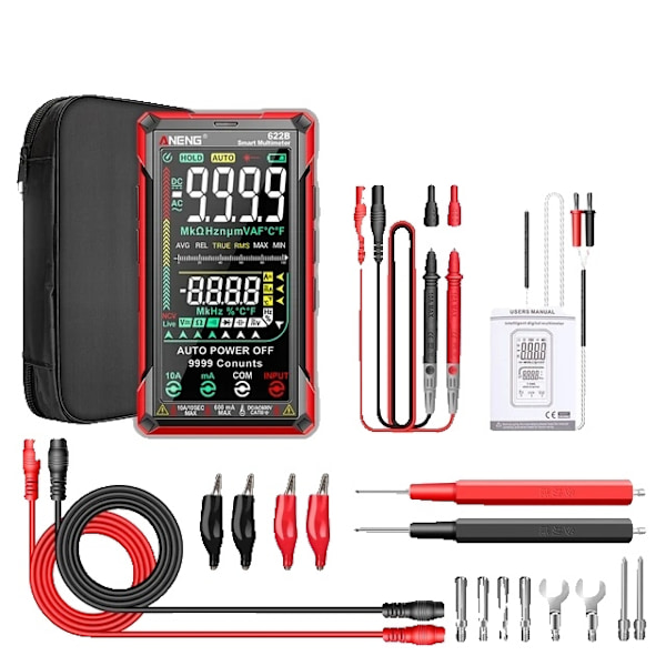 Digitalt Smart Multimeter, Automatiskt Omfång, Sann RMS, Pro Vision Pro Vision Pro Vision
