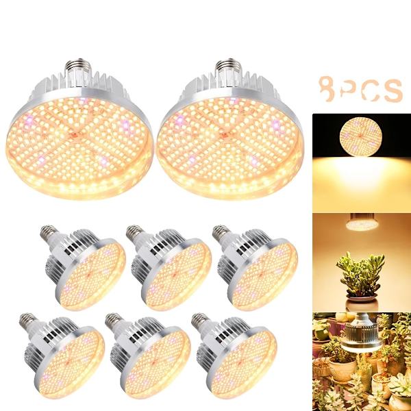 LED-växtljuslampor, Fullspektrum, Inomhusväxtodling, 260 LED 260 LED