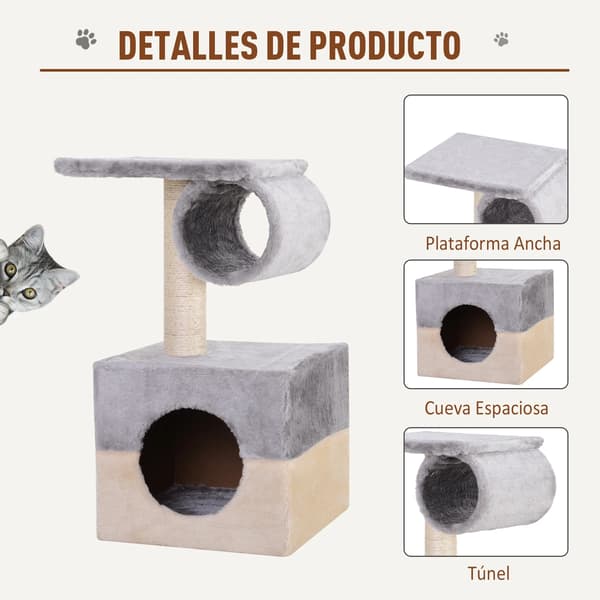 Kattträd, Trämaterial, Dubbel nivåer