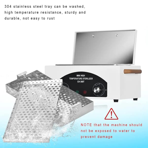 Torrvärme Sterilisator, 2,2L Kapacitet, LCD Timer, CH-360T, EU